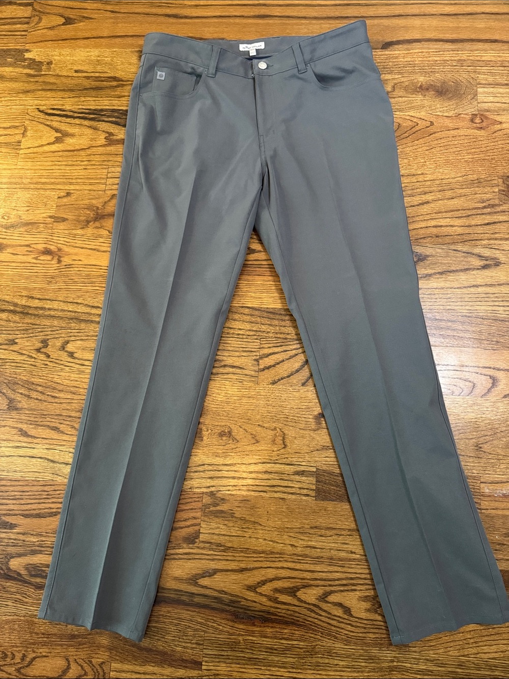 Peter Millar Gray Performance Chinos - Slate Gray